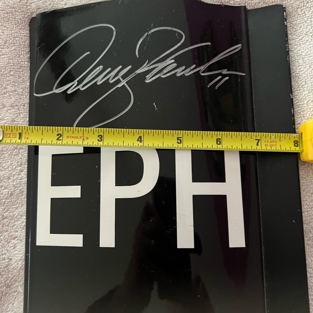 NASCAR Denny Hamlin’s autographed raced metal from hit car. - Picture 3 of 3